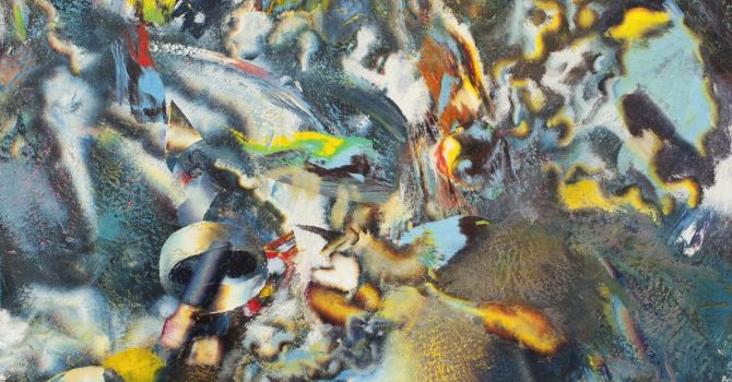 Cromatismi, olio su tavola, 2013