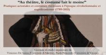 Au theatre, le costume fait le moine